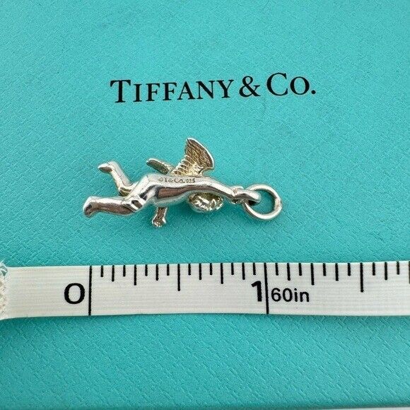 Tiffany & Co. Cherub Angel Charm in Sterling Silver - Retired Design