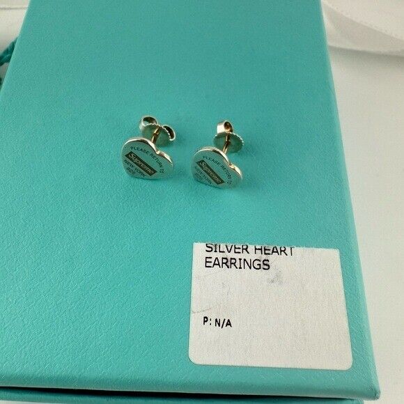 Tiffany x SUPREME Mini Heart Earrings in Sterling Silver