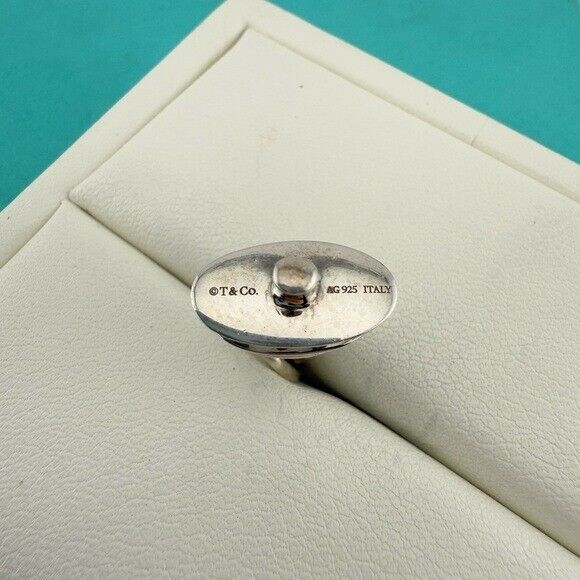 RARE Tiffany & Co. Blue Enamel Holiday Christmas Tree Charm in Sterling Silver