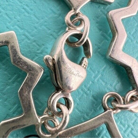 RARE Tiffany & Co. Marrakesh Link Necklace Sterling Silver Paloma Picasso 24"