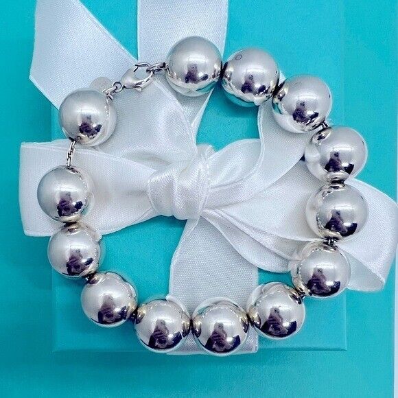 Tiffany & Co. 14mm HardWear Ball Bracelet Sterling Silver Retired
