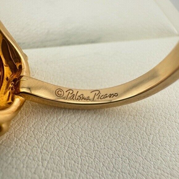 Tiffany & Co. 18k Spinel Sugar Stack Ring by Paloma Picasso in Rose Gold Size 6