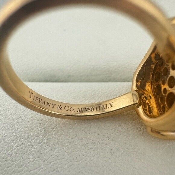 Tiffany & Co. 18k Spinel Sugar Stack Ring by Paloma Picasso in Rose Gold Size 6