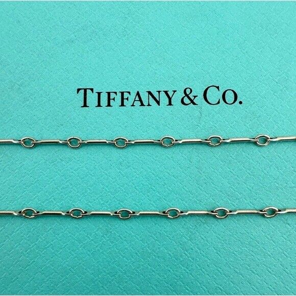 RARE Tiffany & Co. Bone Link Chain 24" Necklace Sterling Silver