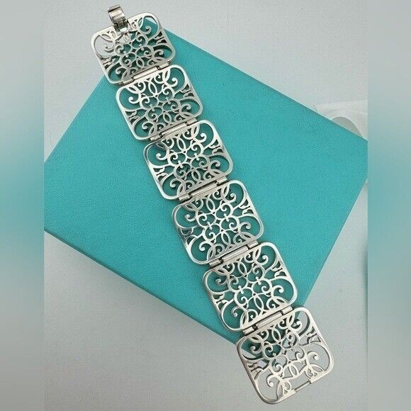 RARE Tiffany & Co. Enchant Filigree Wrap Bracelet in Sterling Silver