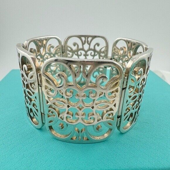 RARE Tiffany & Co. Enchant Filigree Wrap Bracelet in Sterling Silver