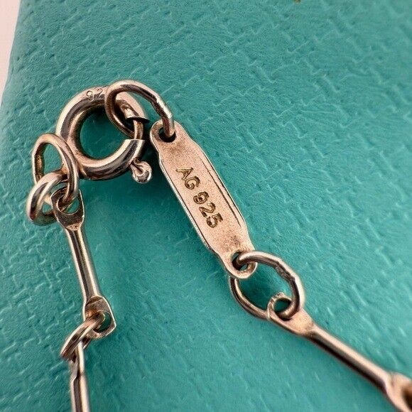 RARE Tiffany & Co. Bone Link Chain 24" Necklace Sterling Silver
