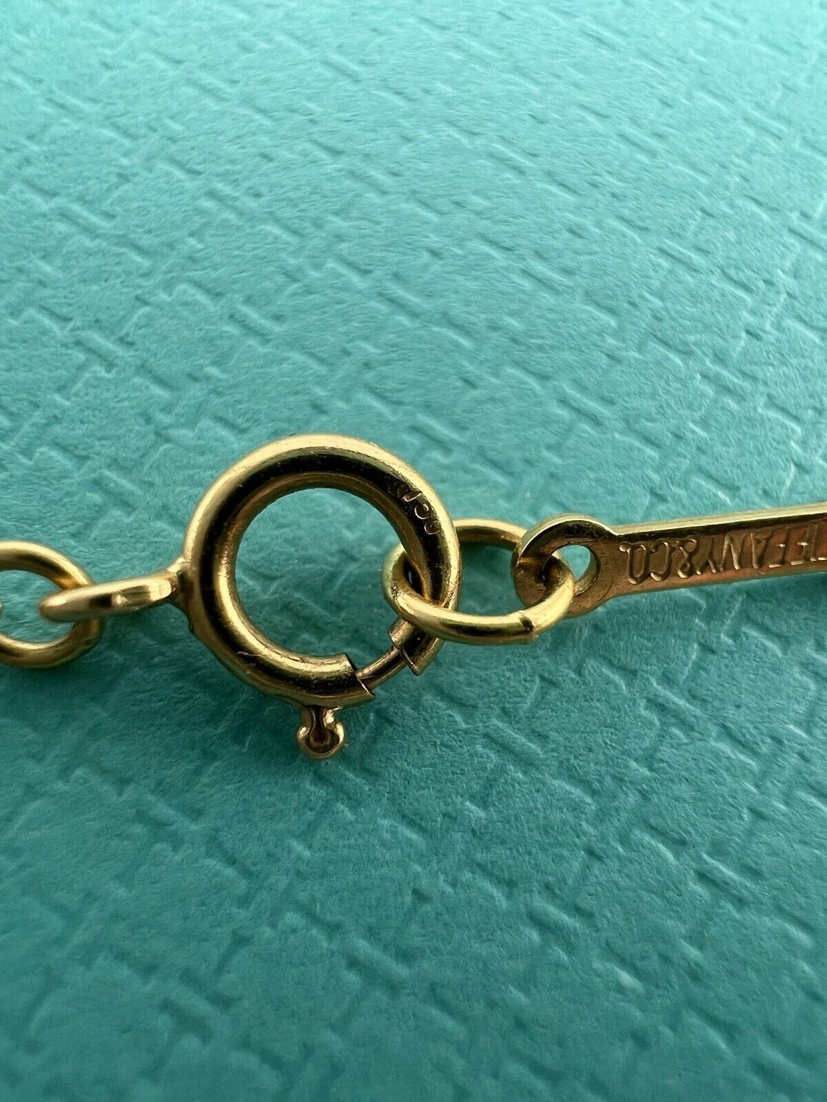 Tiffany & Co. Large Lapis Lazuli Teardrop Necklace 18k Yellow Gold 24"