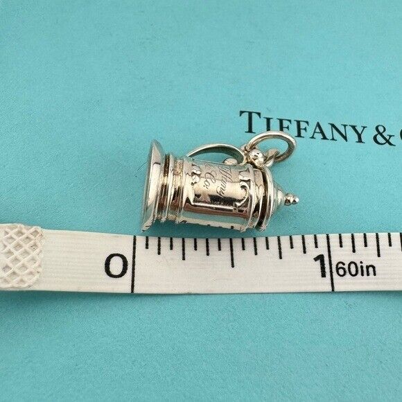 RARE Tiffany & Co. Beer Stein Cup Charm Sterling Silver