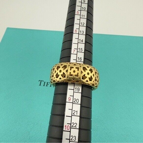 RARE Tiffany & Co. 18k Marrakesh Wide Ring by Paloma Picasso 8g