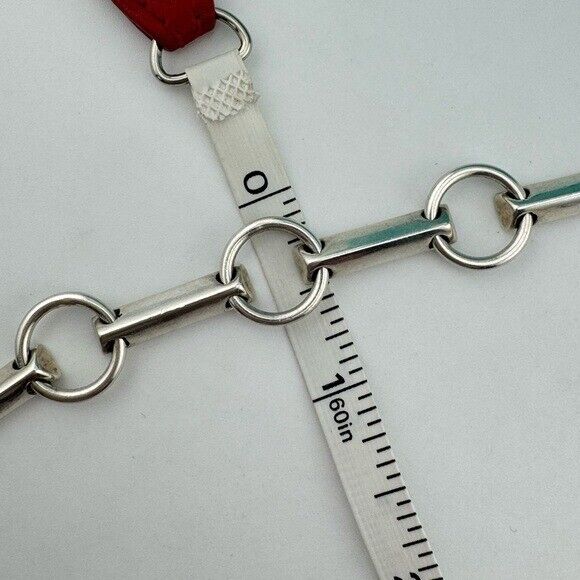 RARE Tiffany & Co. Tenderness Heart Bar Station Collar Necklace Sterling Silver