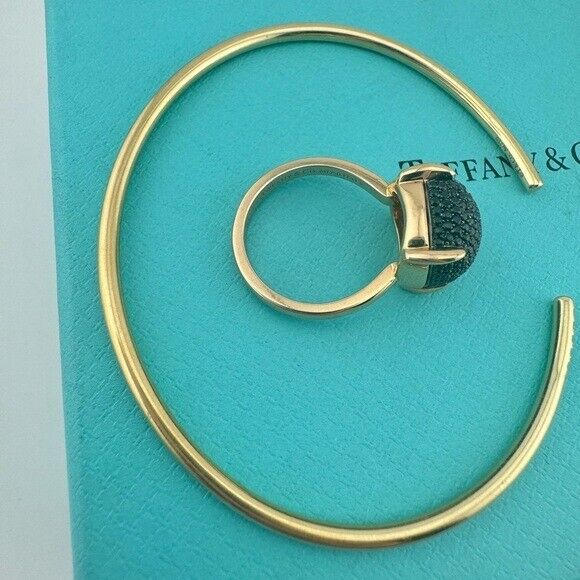 Tiffany & Co. 18k Spinel Sugar Stack Ring by Paloma Picasso in Rose Gold Size 6