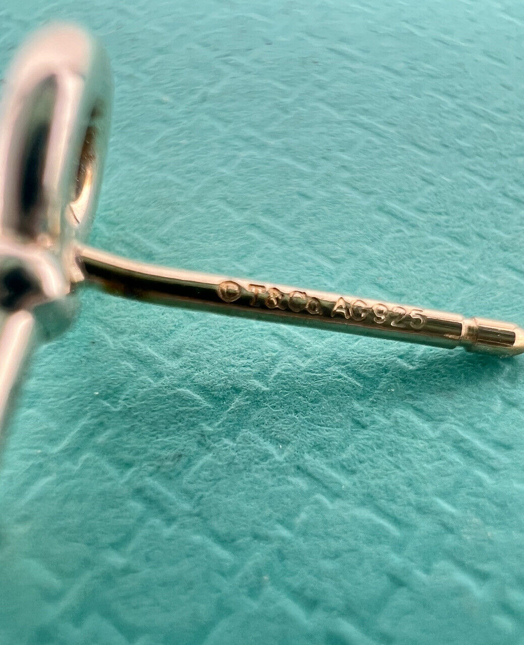 Tiffany & Co. Mini Key Stud Earrings, Sterling Silver, Retired