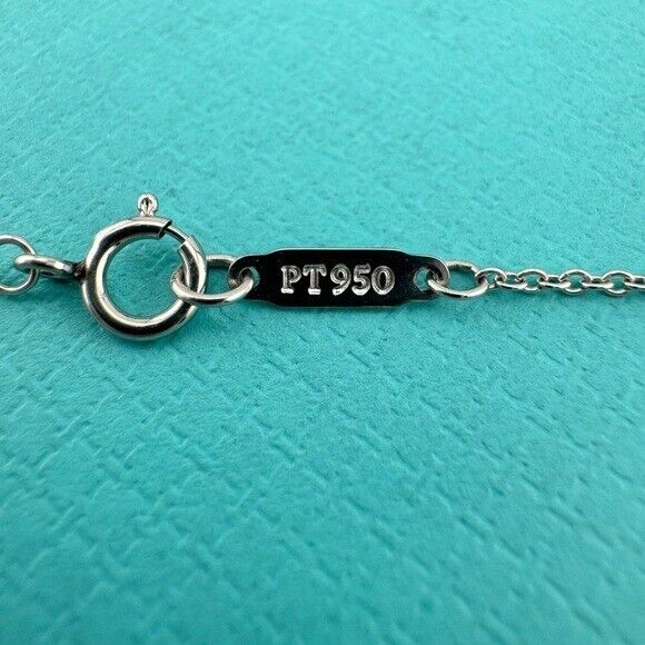 RARE Tiffany & Co. Platinum Christmas Tree Charm Necklace 16"
