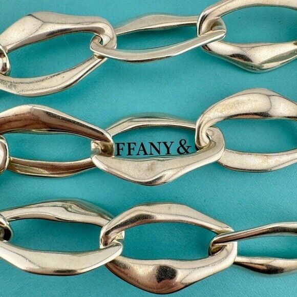 Tiffany & Co. Elsa Peretti Aegean Necklace Sterling Silver 29"