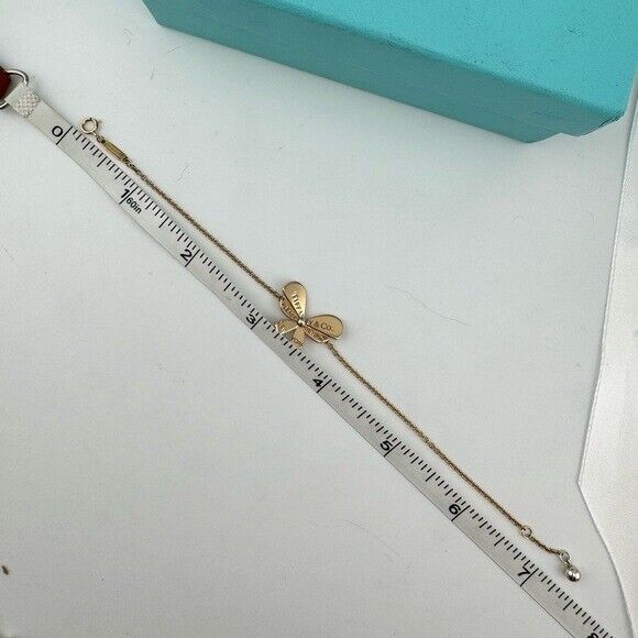 Tiffany & Co. Love Bugs Butterfly Bracelet 18k Rose Gold