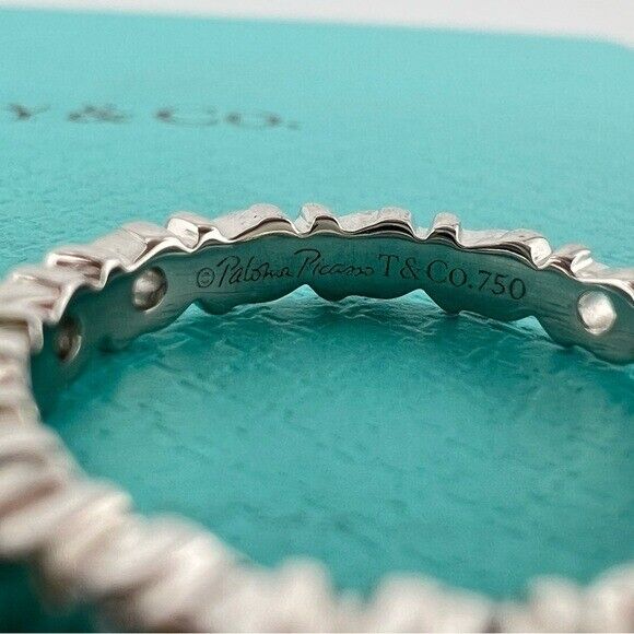 RARE Tiffany & Co. 18k Diamond Paloma Picasso XO Ring Size 4.5