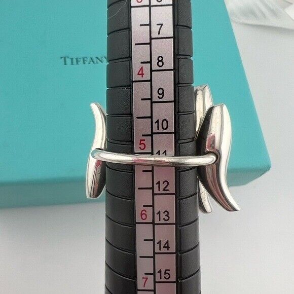 RARE Tiffany & Co. Frank Gehry Five Fish Ring Sterling Silver Size 5