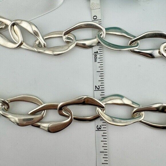 Tiffany & Co. Elsa Peretti Aegean Necklace Sterling Silver 29"