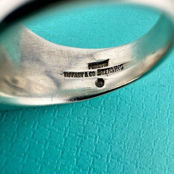 Vintage Tiffany & Co. Elsa Peretti Freeform Sculptural Sterling Silver Ring