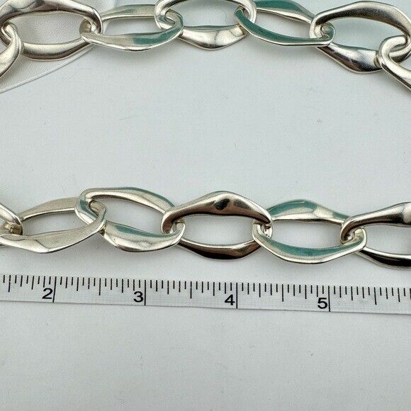 Tiffany & Co. Elsa Peretti Aegean Necklace Sterling Silver 29"