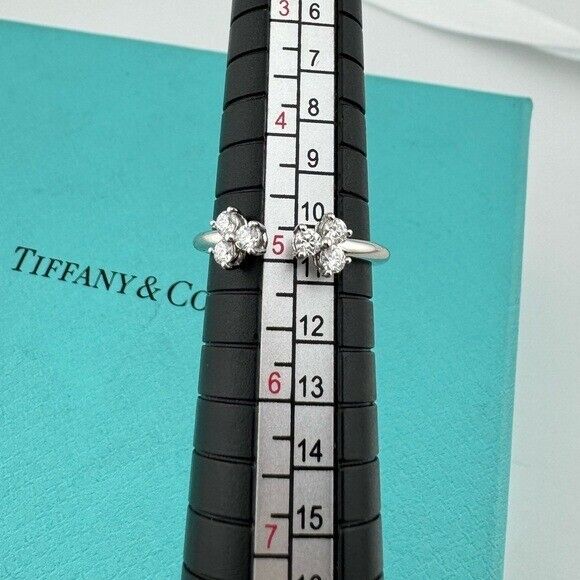 Retired Tiffany & Co. Aria Diamond Open Ring in Platinum
