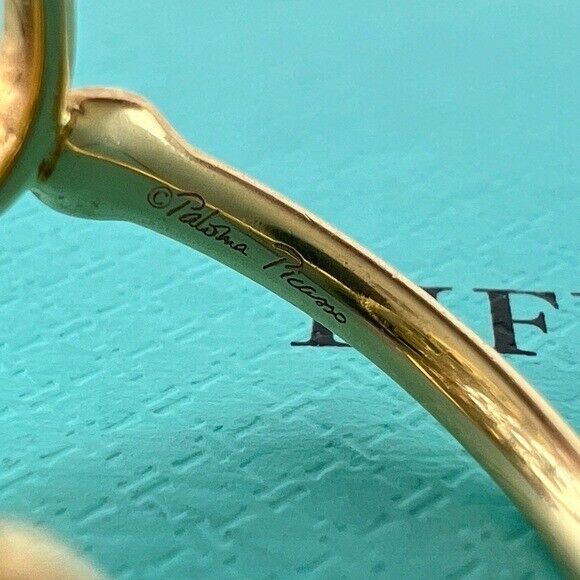Tiffany & Co. 18k Yellow Gold Paloma Picasso Venezia Quardruplo Ring Size 5.5