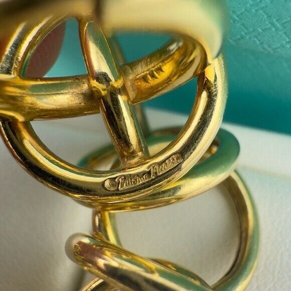 Vintage Tiffany & Co. 18k Paloma Picasso Circles Bracelet in Yellow Gold 34g