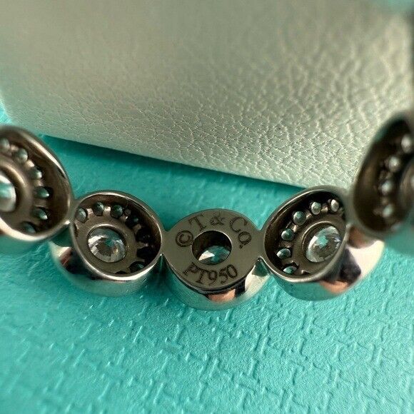 RARE Tiffany & Co. Platinum Diamond Circlet Eternity Band Ring