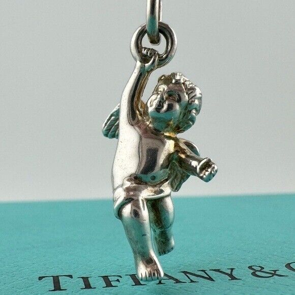 Tiffany & Co. Cherub Angel Charm in Sterling Silver - Retired Design