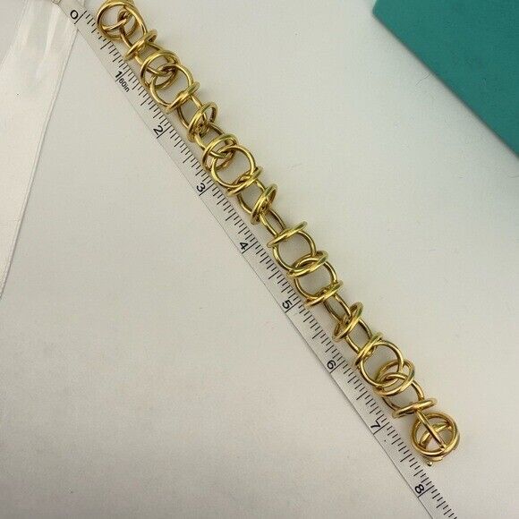 Vintage Tiffany & Co. 18k Paloma Picasso Circles Bracelet in Yellow Gold 34g