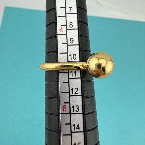Tiffany & Co. 8mm Hardwear Ball Ring in 18k Yellow Gold, Retired