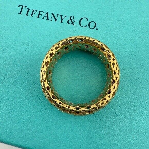 RARE Tiffany & Co. 18k Marrakesh Wide Ring by Paloma Picasso 8g