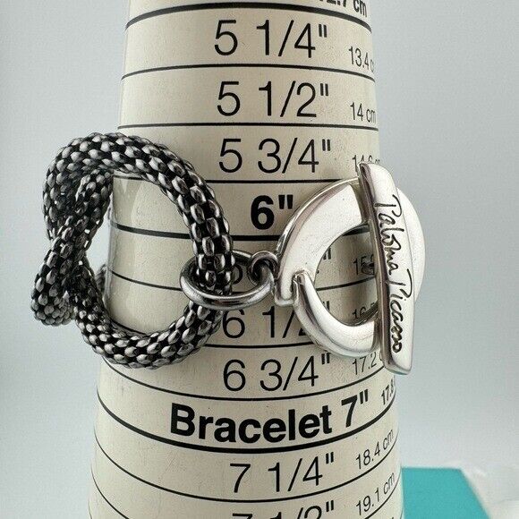 RARE Tiffany & Co. Mesh Toggle Bracelet by Paloma Picasso Sterling Silver