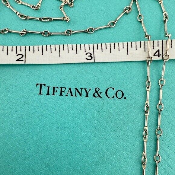 RARE Tiffany & Co. Bone Link Chain 24" Necklace Sterling Silver
