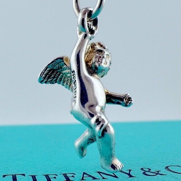 Tiffany & Co. Cherub Angel Charm in Sterling Silver - Retired Design