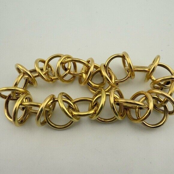 Vintage Tiffany & Co. 18k Paloma Picasso Circles Bracelet in Yellow Gold 34g