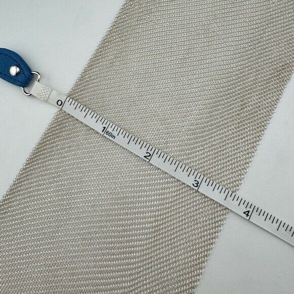 $5900 Tiffany & Co. Elsa Peretti Mesh Scarf Necklace Size Large Sterling Silver