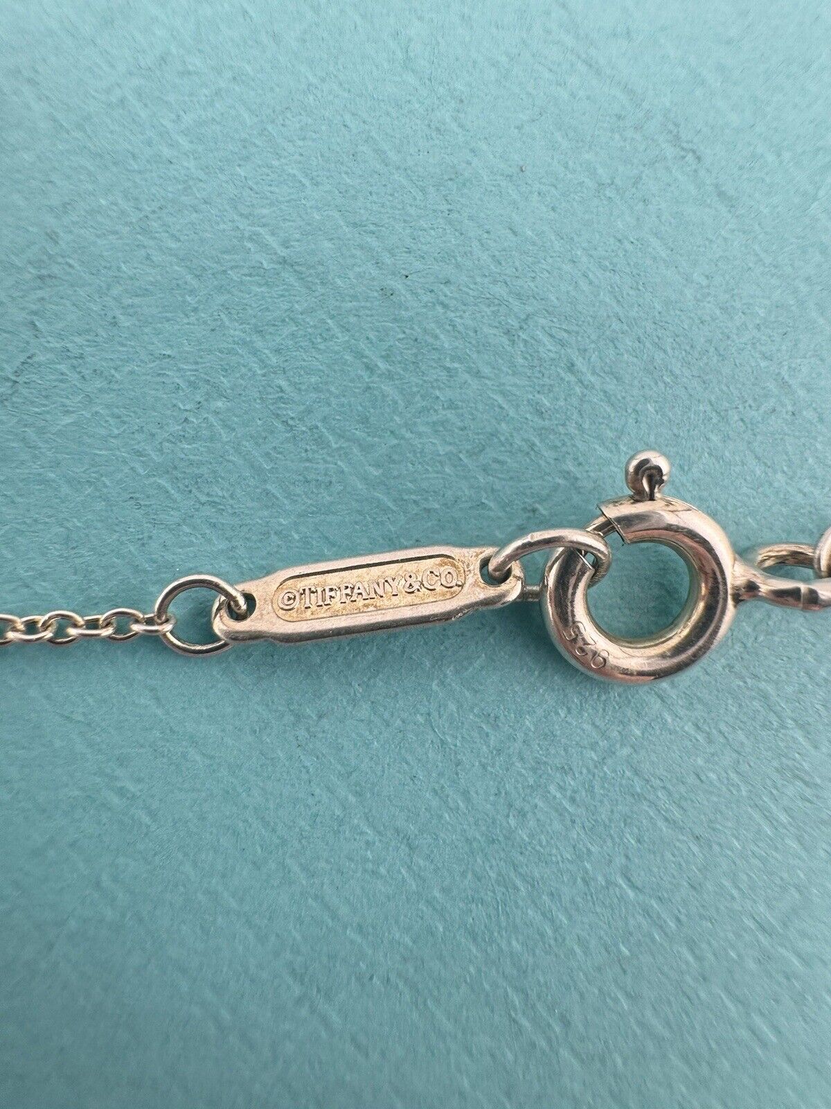 RARE Tiffany & Co. 5 Carat Amethyst Pendant Necklace 18" Sterling Silver