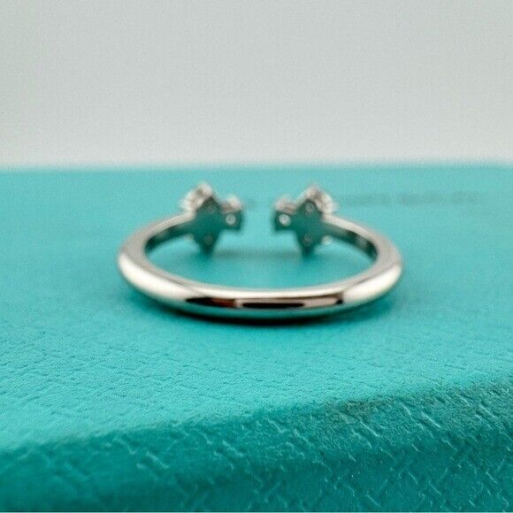 Retired Tiffany & Co. Aria Diamond Open Ring in Platinum