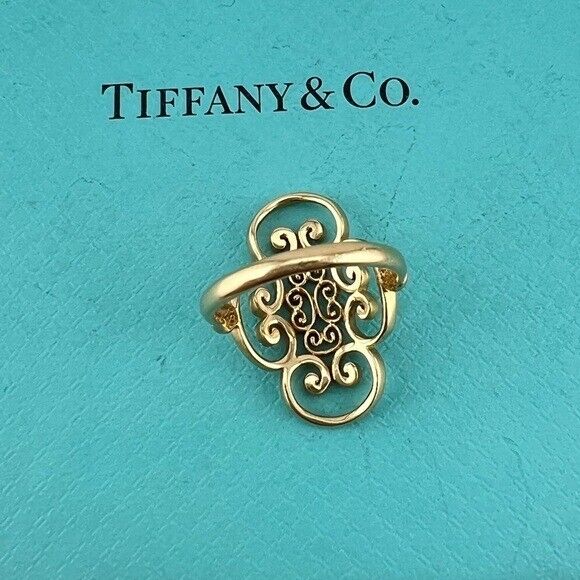 Tiffany & Co. 18k Yellow Gold Paloma Picasso Venezia Quardruplo Ring Size 5.5