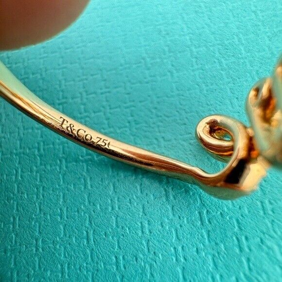 Tiffany & Co. 18k Graffiti Love Pave Diamond Ring in Rose Gold Paloma Picasso 6