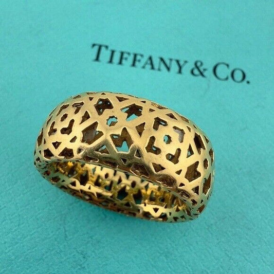 RARE Tiffany & Co. 18k Marrakesh Wide Ring by Paloma Picasso 8g
