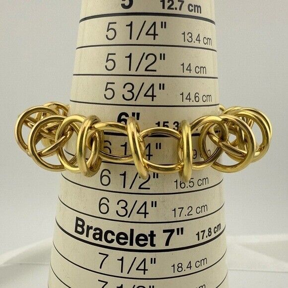 Vintage Tiffany & Co. 18k Paloma Picasso Circles Bracelet in Yellow Gold 34g
