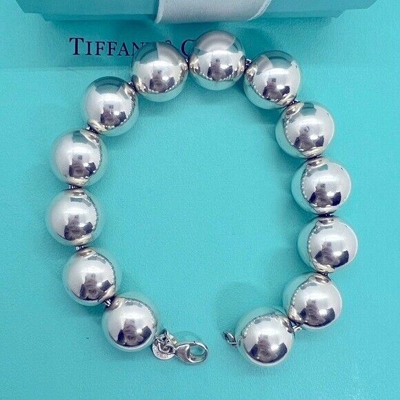 Tiffany & Co. 14mm HardWear Ball Bracelet Sterling Silver Retired