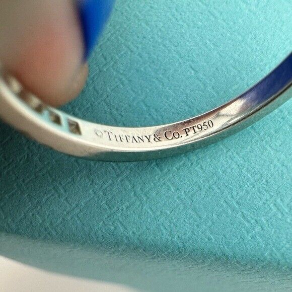 Tiffany & Co. Diamond Enchant Heart Ring Platinum Size 5.75