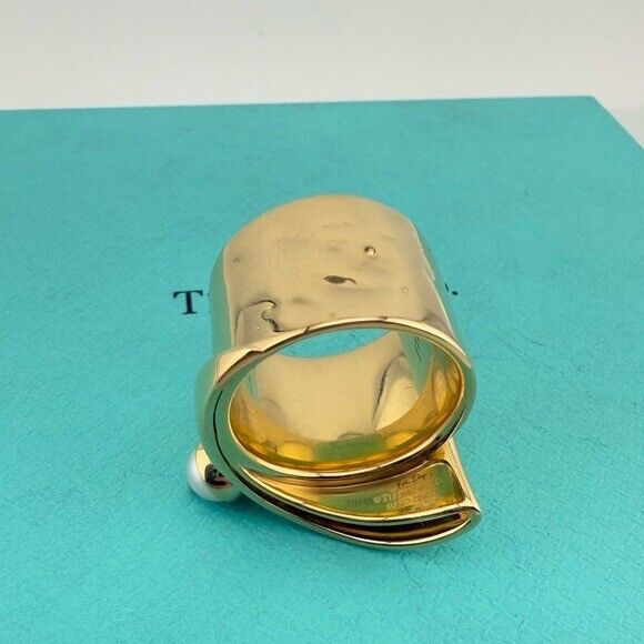 Tiffany & Co. Eddie Borgo Pearl Ring in 18k Yellow Gold 18g