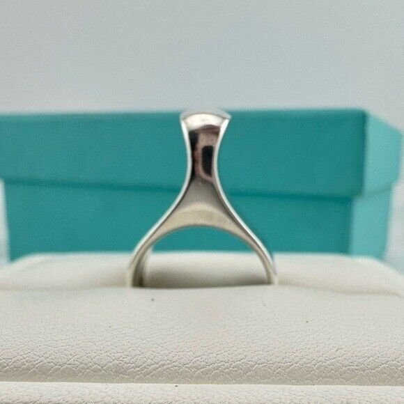 Vintage Tiffany & Co. Elsa Peretti Freeform Sculptural Sterling Silver Ring